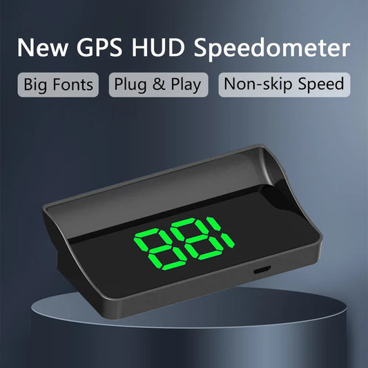 2024 HD Car Head Up Display HUD Windshield Projector GPS System for All Cars Speedometer Auto Electronics Accessories Speed KM/H