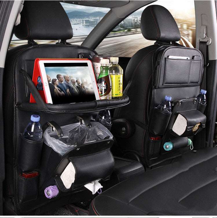 Pad-Bag Organizer Tray Car-Seat Car-Trash-Can Auto-Accessories Foldable Table Travel - J&J Detailing Services  