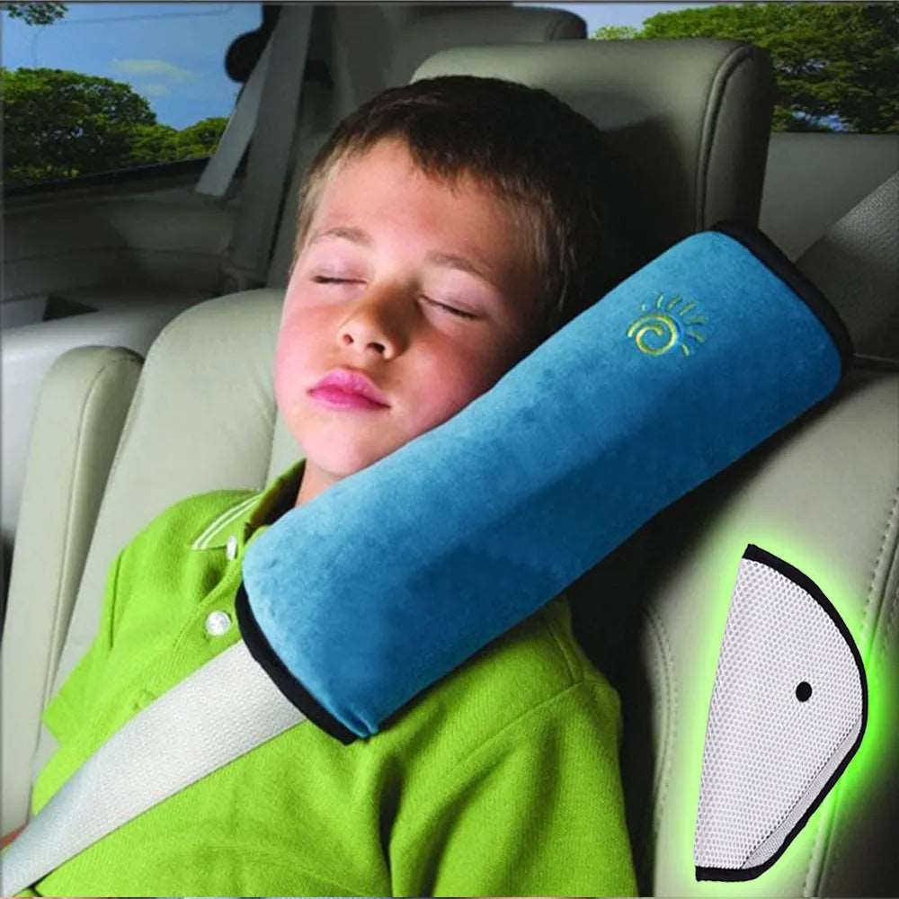 Baby Pillow Car Safety Belt & Seat Sleep Positioner Protect Shoulder Pad Adjust Vehicle Seat Cushion for Kids Baby Playpens - J&J Detailing Services  